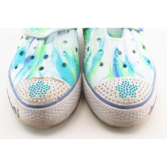 SKECHERS Girls Shoes Size 1 M Blue‎ Mary Jane Synthetic - Picture 2 of 6